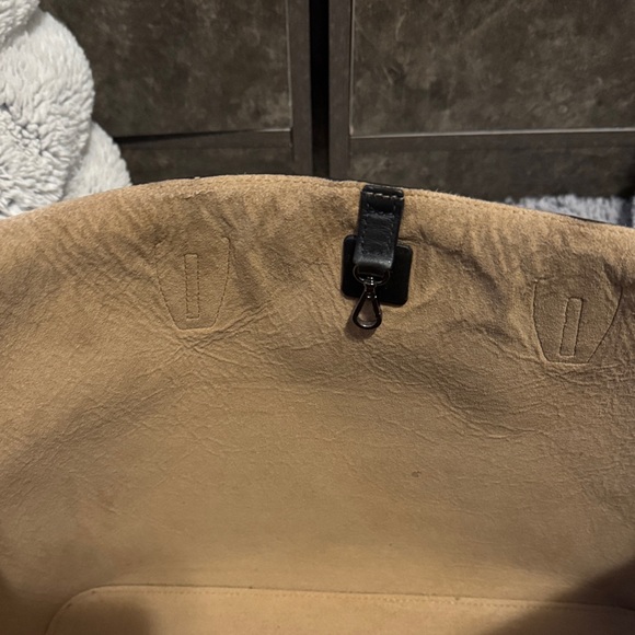 MCM Pink/Purple Galaxy Viseto Gradient Logo Coated Canvas Tote with Black Handle - Picture 10 of 14